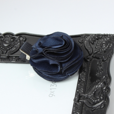 Rosen Haarklammer Blüten in der Farbe Blau - Blau