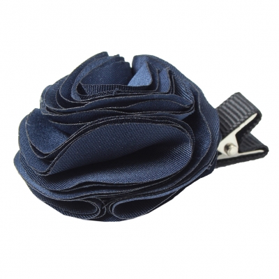 Rosen Haarklammer Blüten in der Farbe Blau - 2