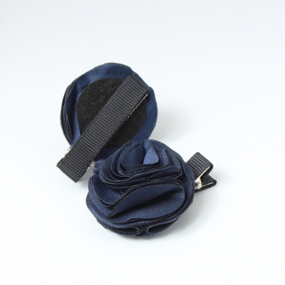 Rosen Haarklammer Blüten in der Farbe Blau - 3