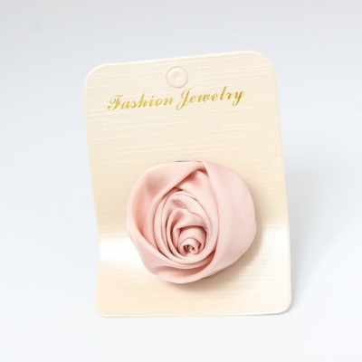 Rosen Haargummi Zopf-Halter Pferdesschwanz Dut Altrosa - 3