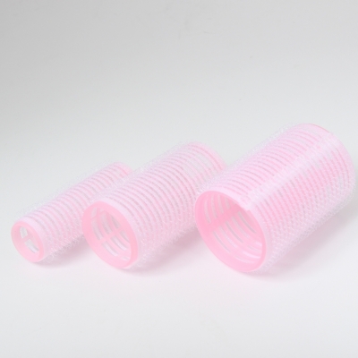 12 Haftwickler Set Lockenwickler DIY Frisurenhilfe Locken Styling Ø 2 cm - 4 cm Rosa - 2