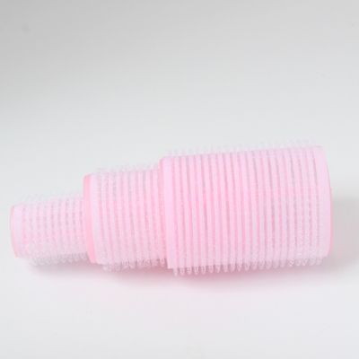 12 Haftwickler Set Lockenwickler DIY Frisurenhilfe Locken Styling Ø 2 cm - 4 cm Rosa - 3