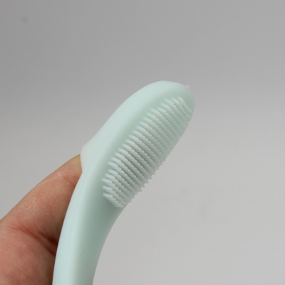 Silikon Gesichtsreiniger Mitesser Entferner Poren Bürste für Finger Türkis - 2