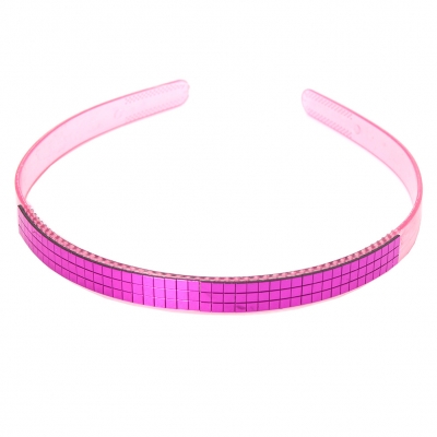 Designer Haarreif Spiegelnd Haarschmuck Boho Haarreif Pink - 2