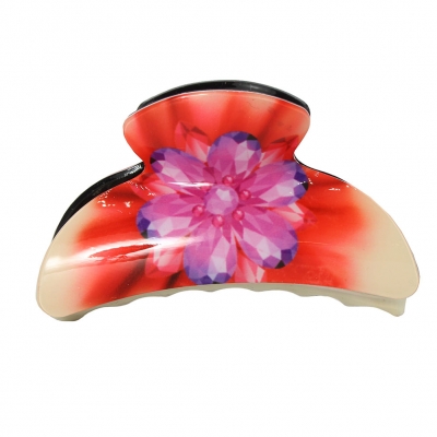 Haarklammer Haargreifer Haarclip  Haarspange Pferdeschwanz Blüten Modell 2 - 2