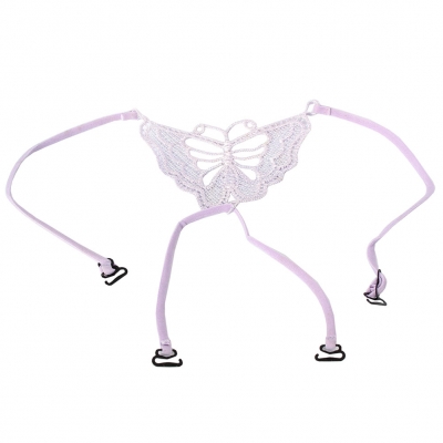 BH Träger Schmetterling Ersatzträger Rückenschmuck Butterfly Flieder - 2