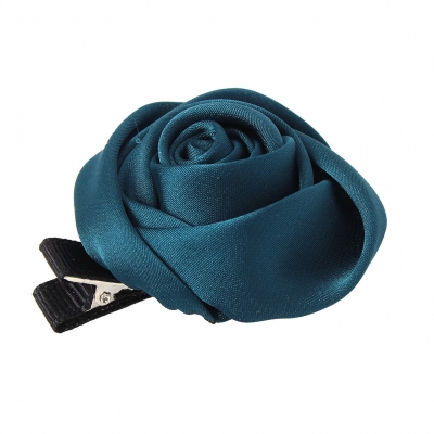 Rosen Haarklammer Blüten in der Farbe Grün - 2