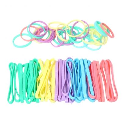 Mini TPU Haargummis Rasta Dreads Zöpfe Pastellfarben - 2