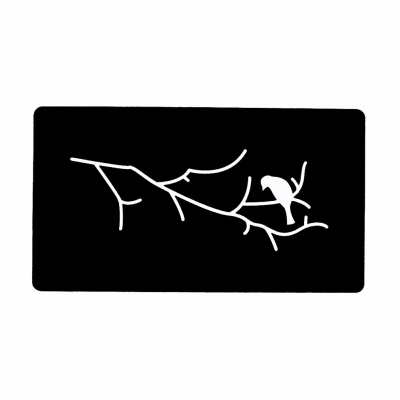 Henna Tattoo Schablone Airbrush Stencil Selbstklebend Ast Vogel - 1