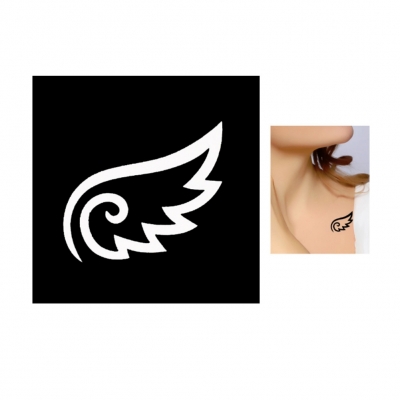 Henna Tattoo Schablone Airbrush Stencil Selbstklebend Flügel