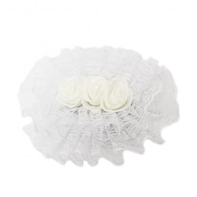 Mädchen Haarklammer in Weiß