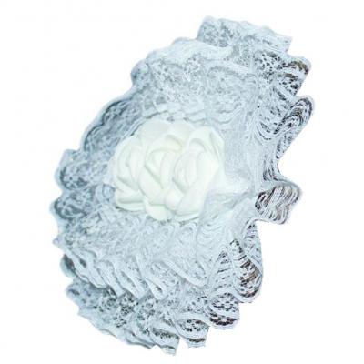 Mädchen Haarklammer in Weiß - 1