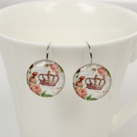 Schöne Ohrringe mit Clip-Verschluss Modell 1