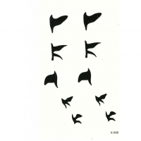 Temporäres Tattoo Vogel Bird Zugvögel