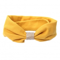Haarband mit Strass Gelb