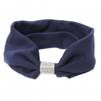 Haarband mit Strass Blau
