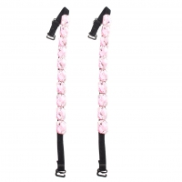 BH Ersatzträger mit großen Strass Steinen dehnbar Rosa