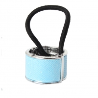 Haarring in glitzernder Farbe Blau