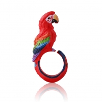 Tier Ring Modeschmuck One Size Papagei