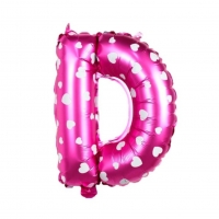 Buchstaben Luftballon 40CM Folienballon Rosa D