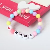 Baby Namensarmband Kinder Geschenkidee Buchstaben Armband Freundschaft Bunt